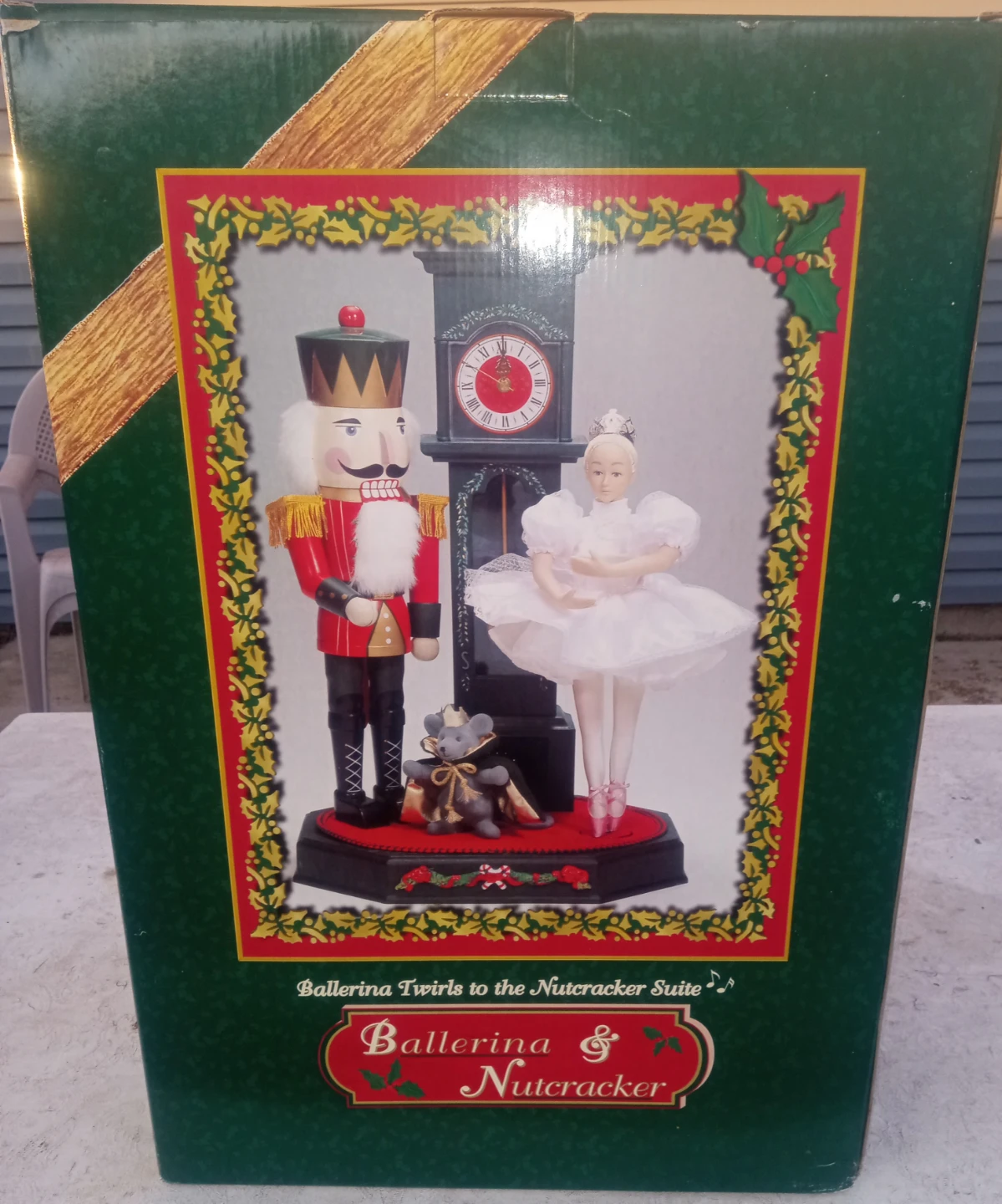 Ballerina & Nutcracker Musical Christmas Display Clock by Seiko - photo 5