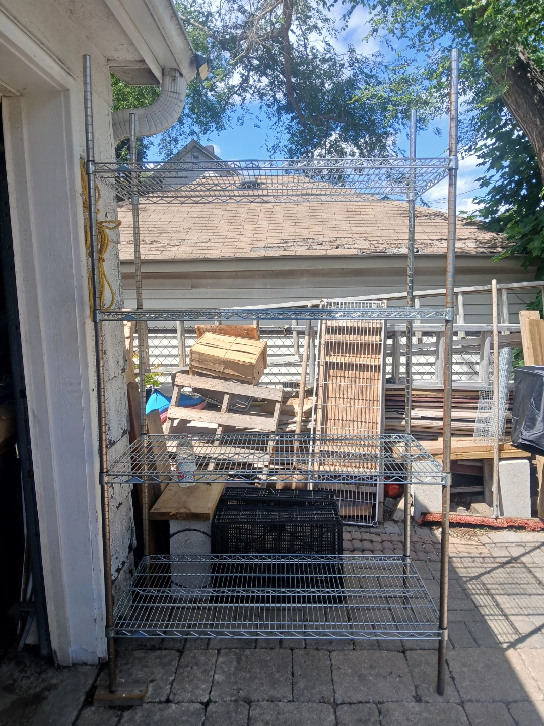 Wire Shelving Unit