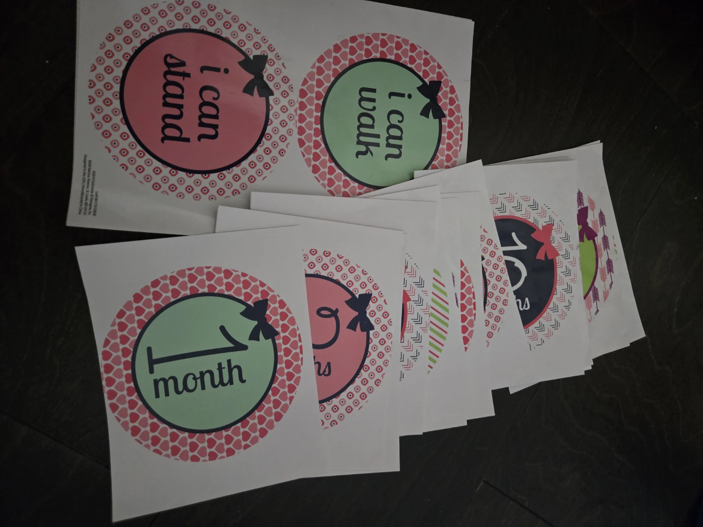 Baby Milestone Stickers
