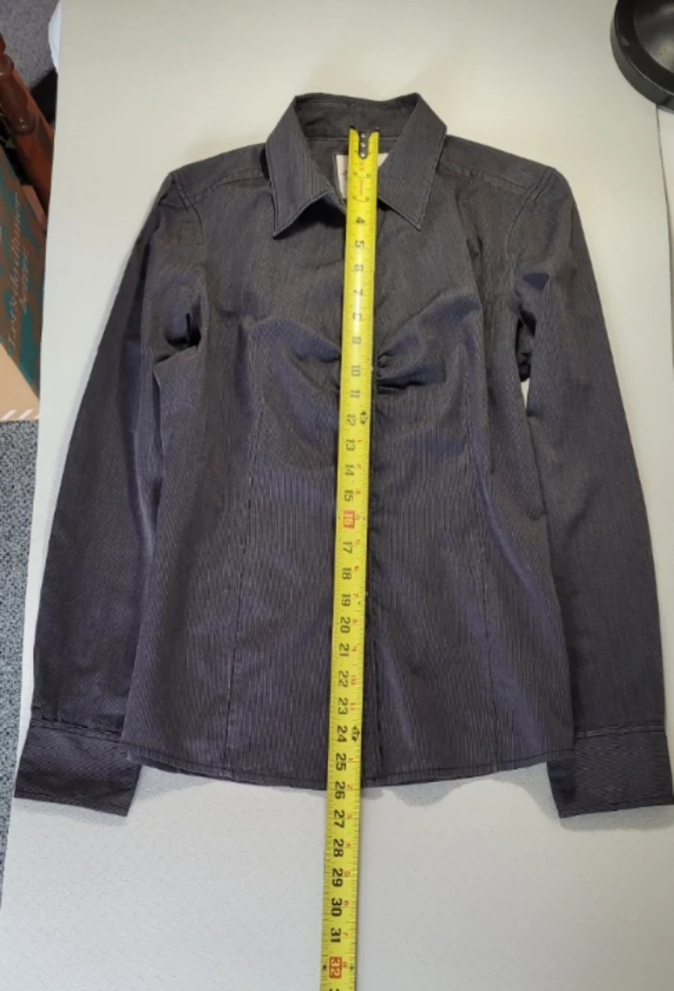 Esprit Women's Button-Up Shirt - Dark Grey Stripe - Size EUR 40 - photo 5
