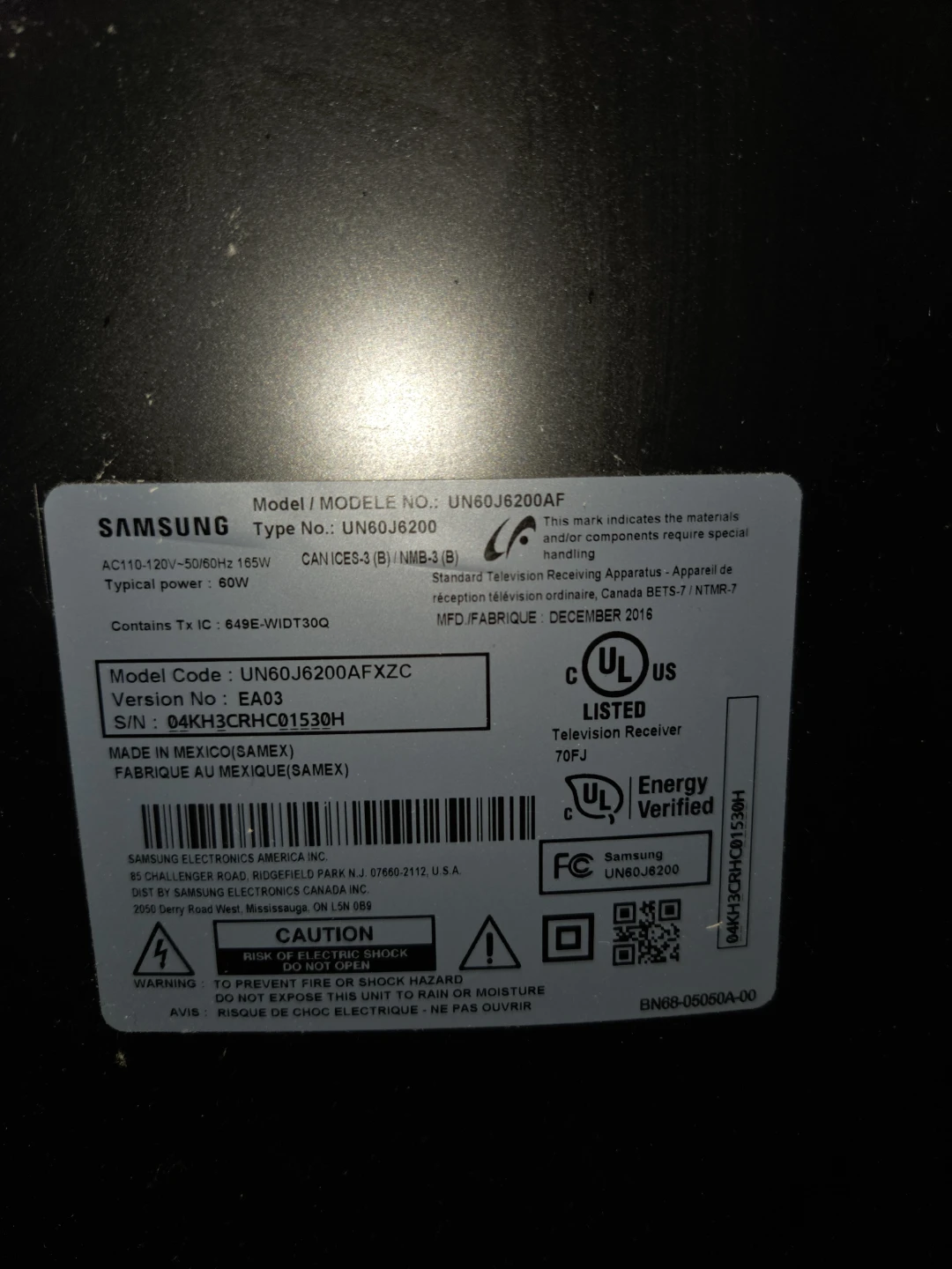 Samsung 60" Smart TV UN60J6200AF - photo 5