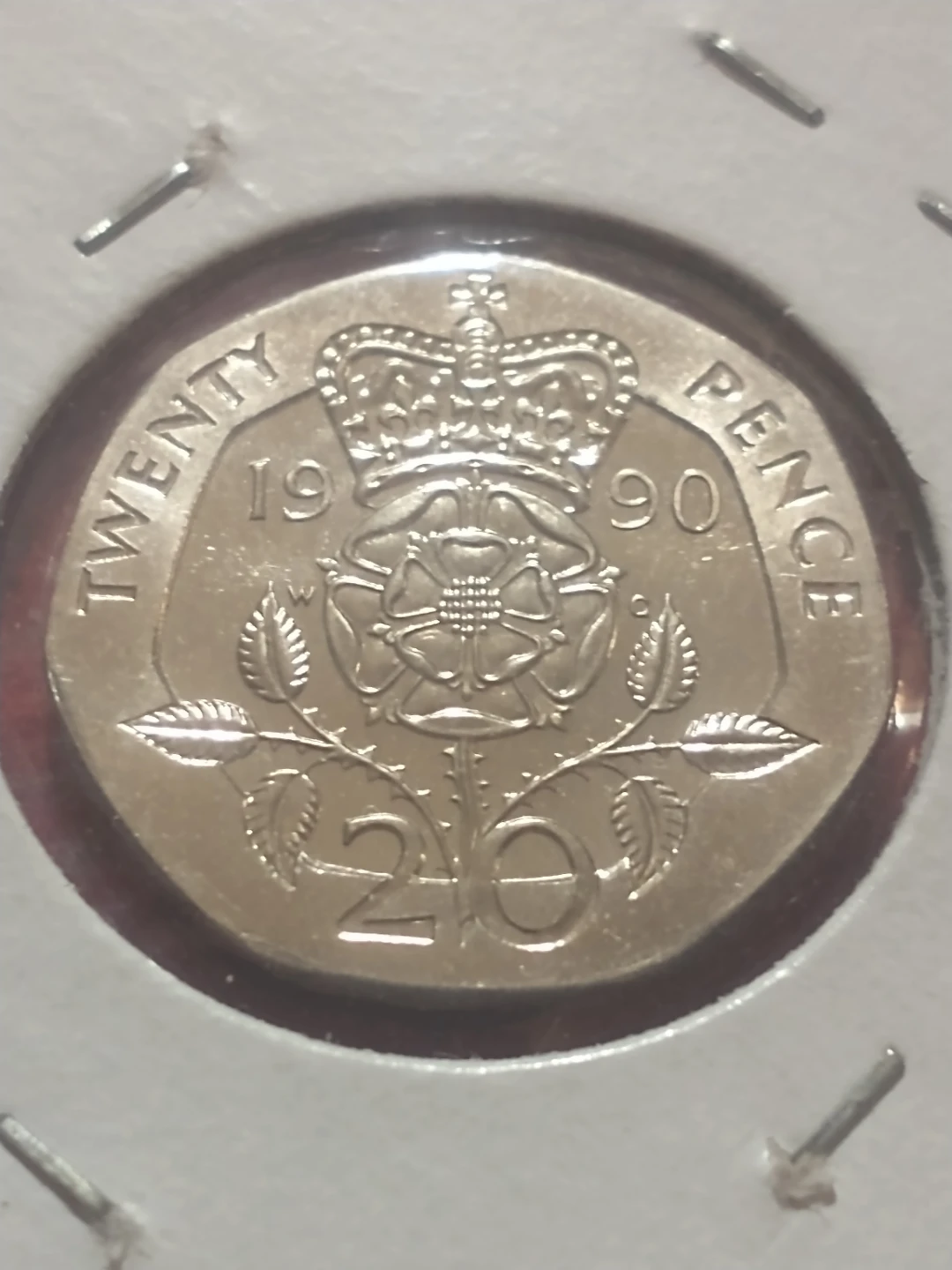 1990 British 20 Pence Coin - Uncirculated Proof