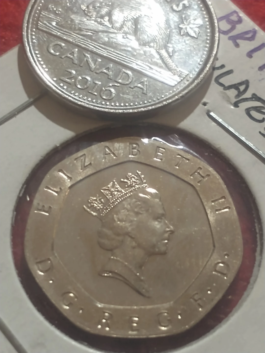 1990 British 20 Pence Coin - Uncirculated Proof - photo 4
