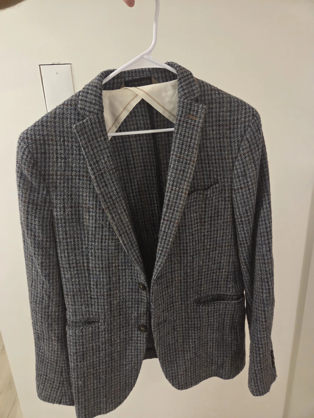 Men's Blazer with Suede Elbow Patches