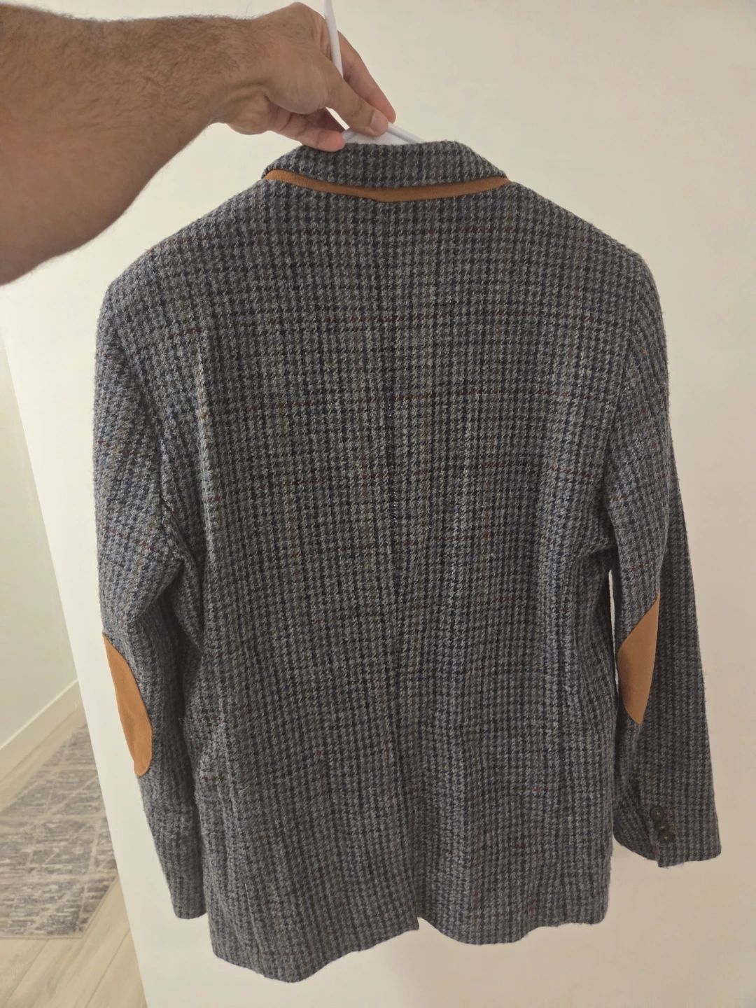 Men's Blazer with Suede Elbow Patches - photo 2