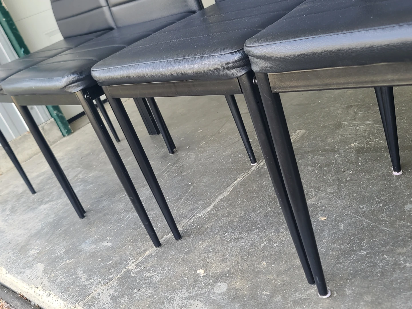 Dining Table with 4 Black Chairs - photo 4