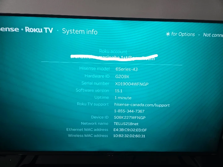 Hisense 43" Roku TV 6 Series - photo 2