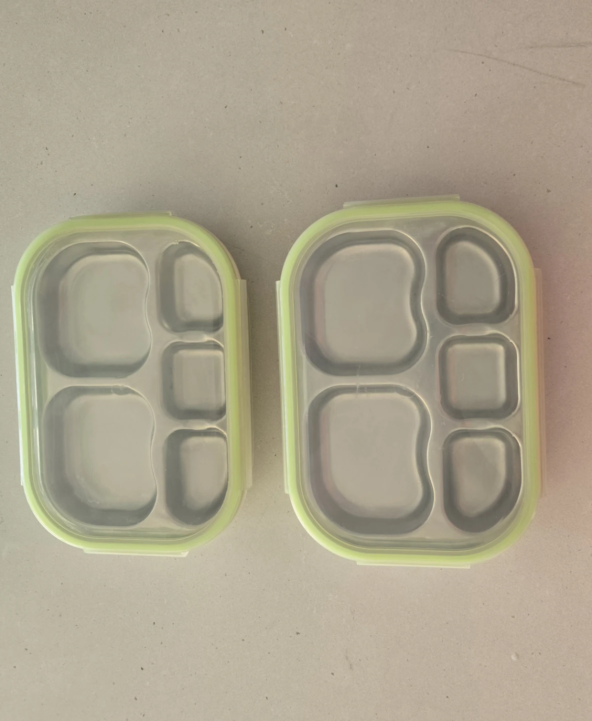 Stainless Steel Bento Boxes with Lids (Set of 2) - photo 2