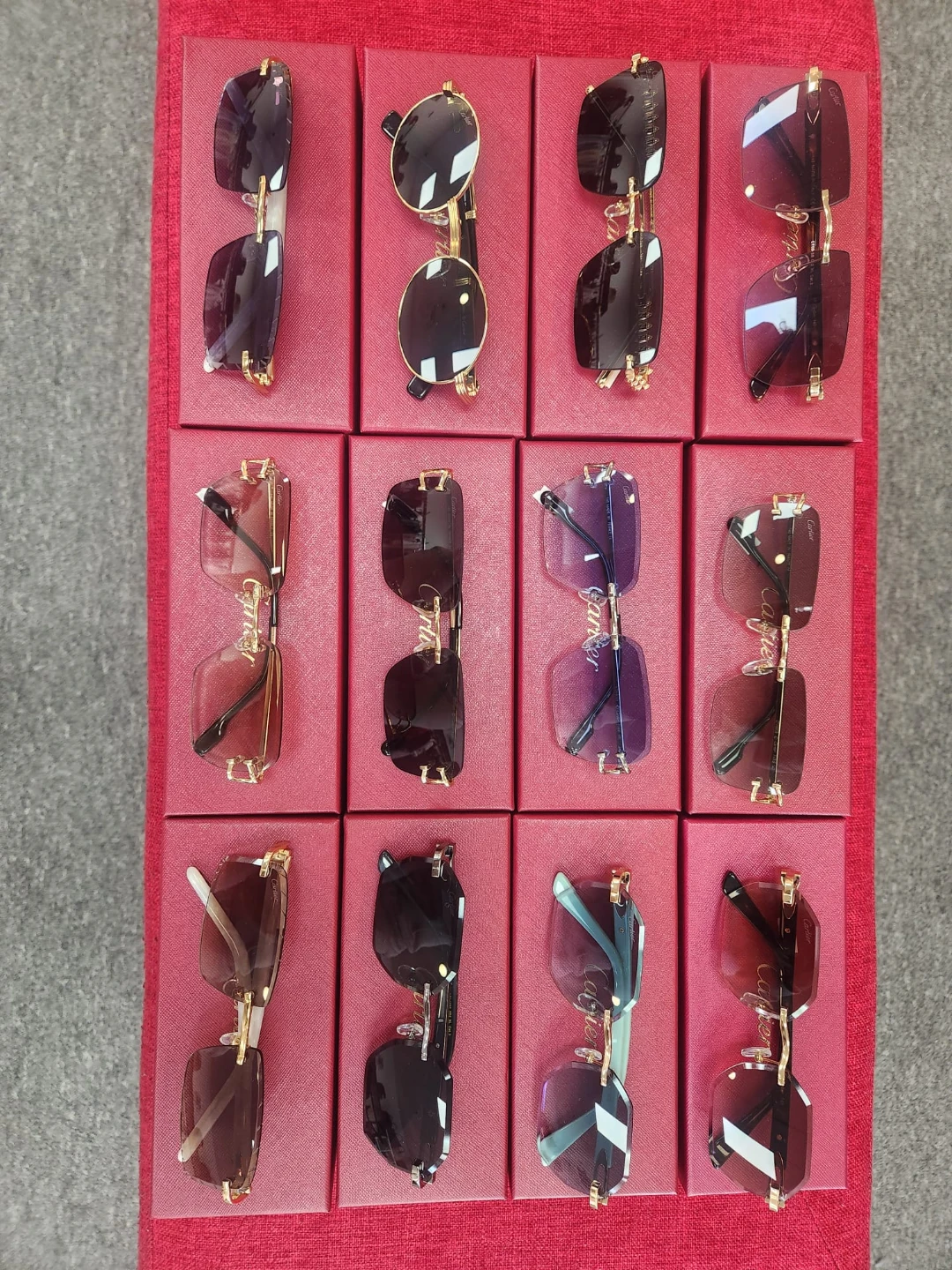 Cartier and Versace Sunglasses Collection