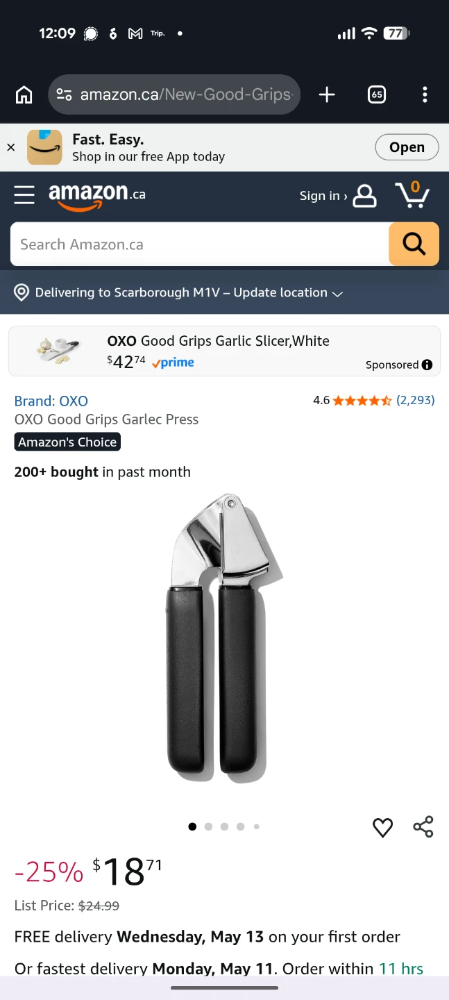 OXO Good Grips Garlic Slicer/Press