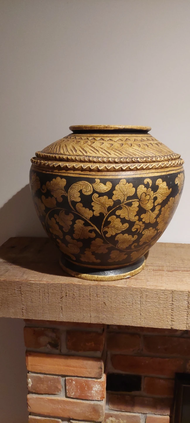Vintage Decorative Lidded Urn Jar