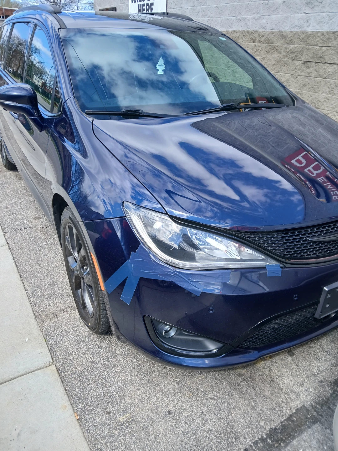 Used Dark Blue Minivan Chrysler Pacifica s limited - photo 2