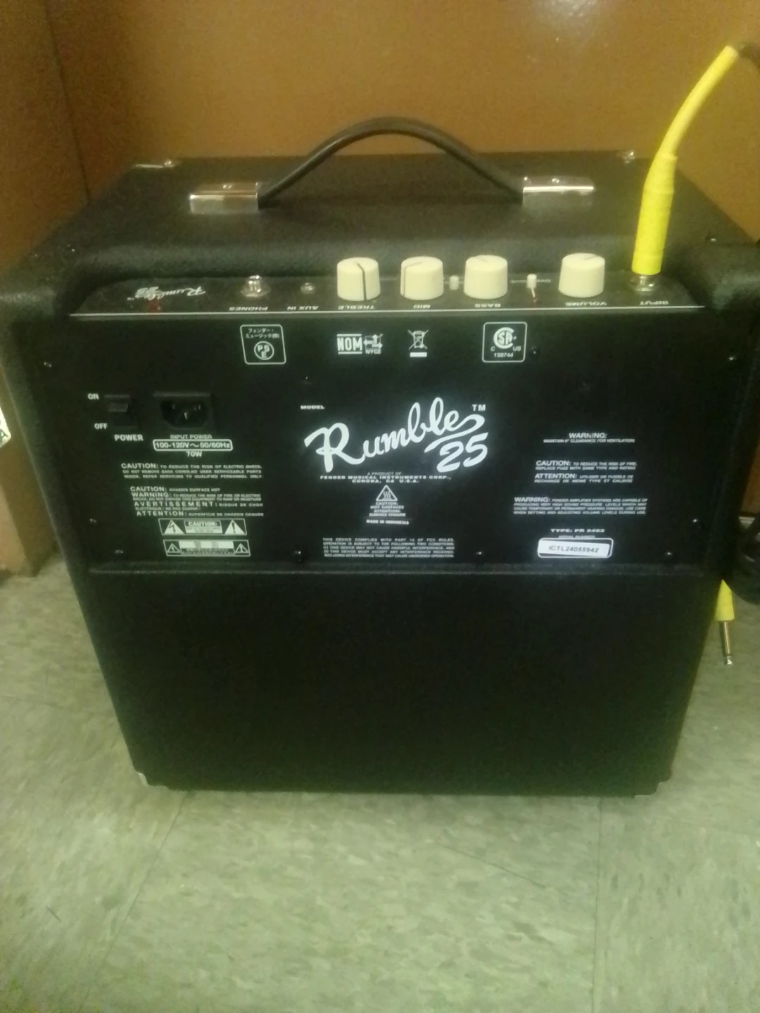 Fender Rumble 25 Bass Amplifier - photo 2