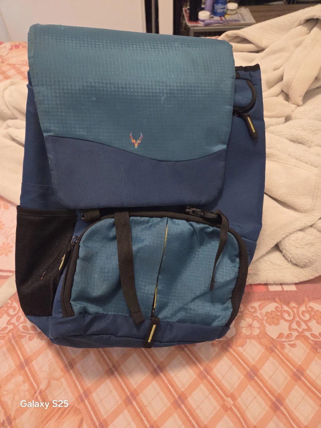 Blue Backpack with Deer Logo - photo 2