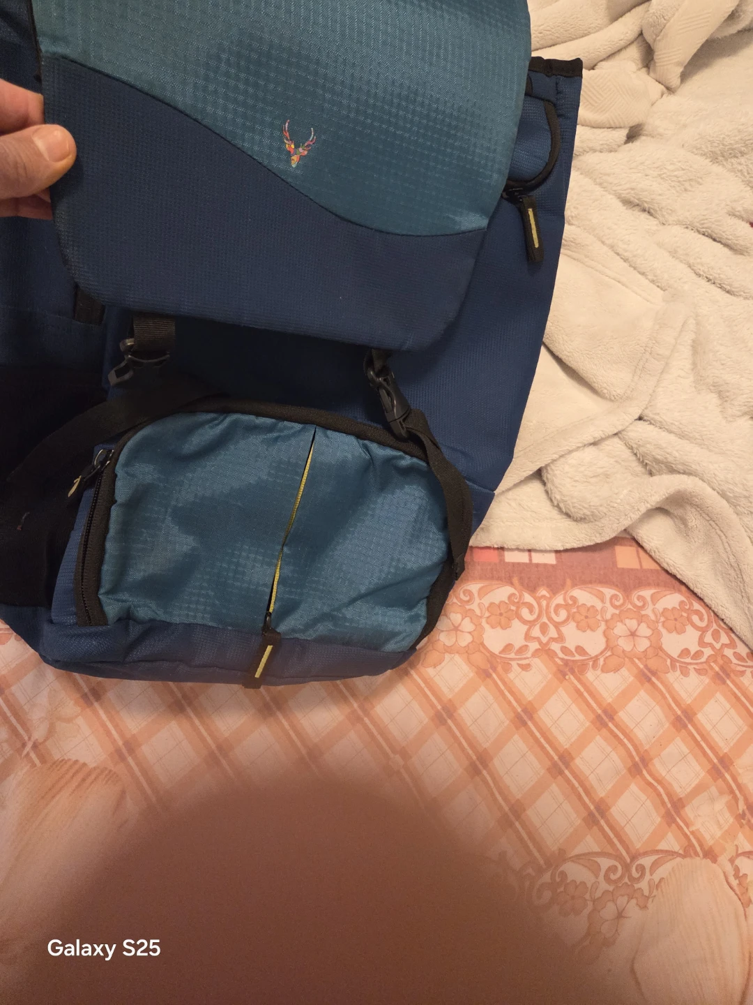 Blue Backpack with Deer Logo - photo 5