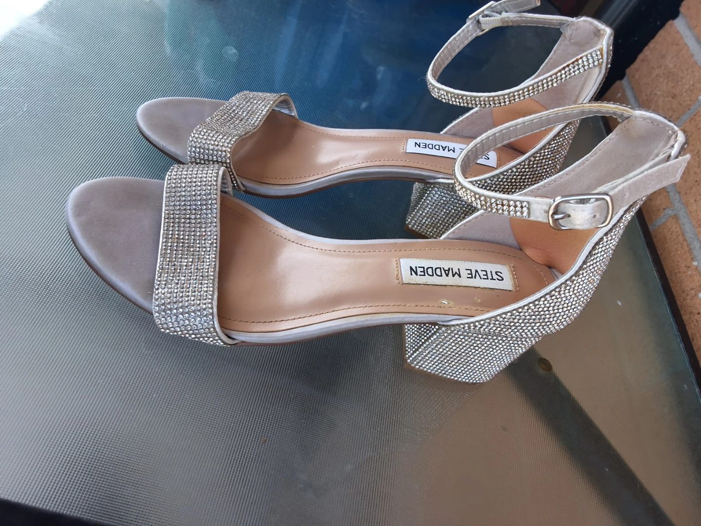 Steve Madden Sparkly Heeled Sandals - photo 4