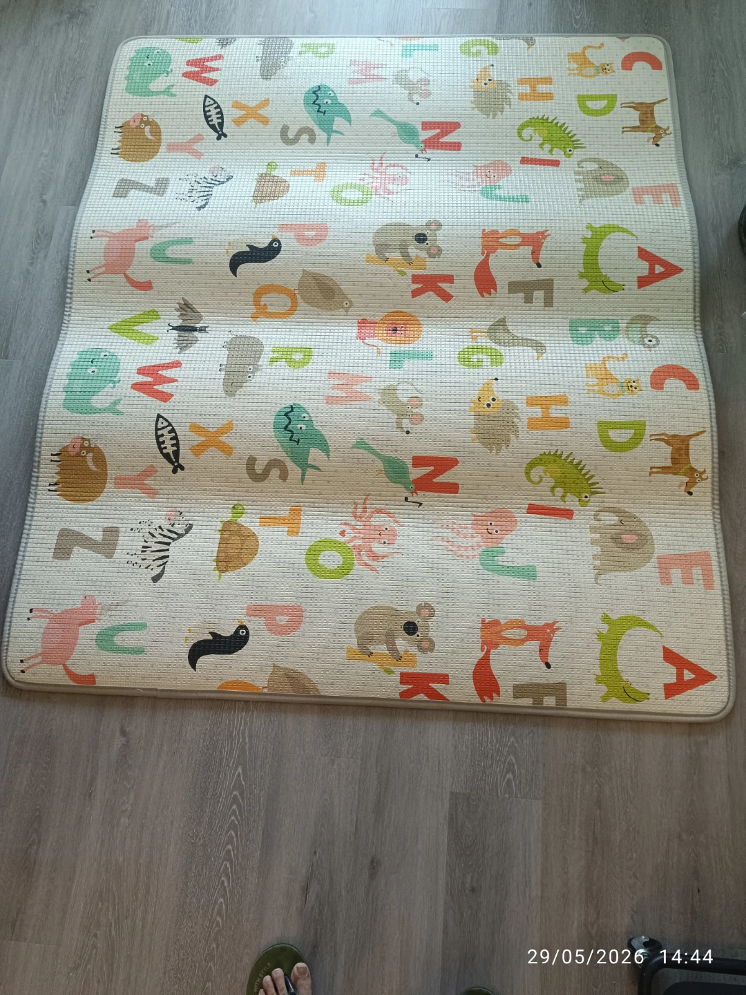 Play Mat - Alphabet and Animals Design