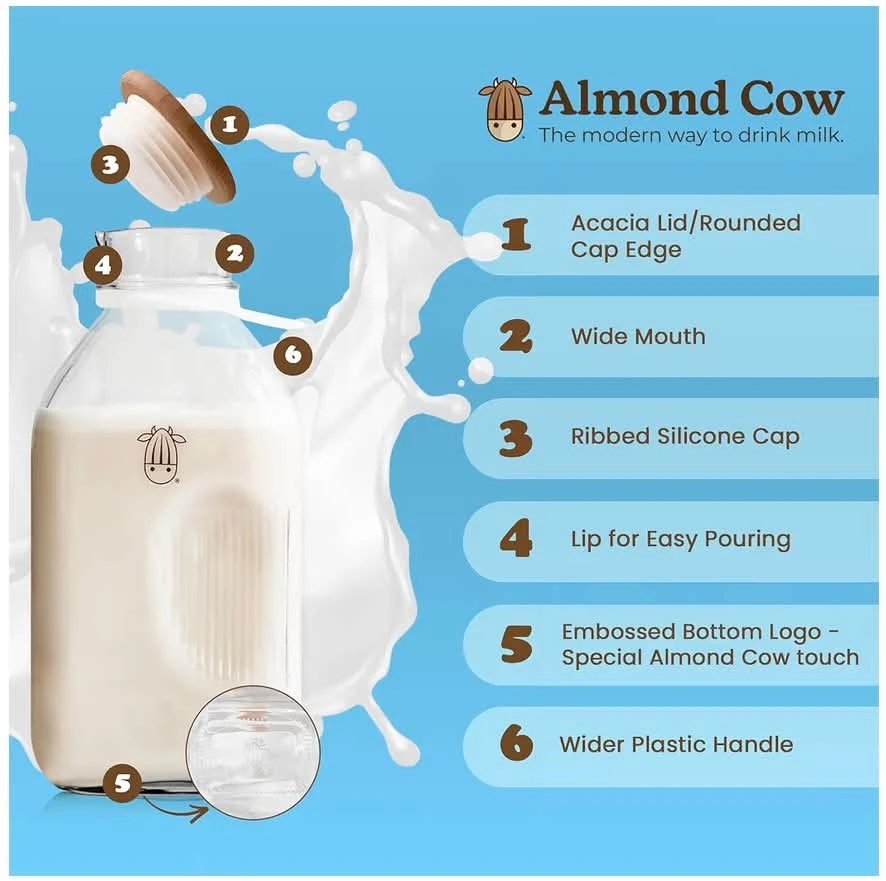 Glass Milk Container / Jug - photo 2