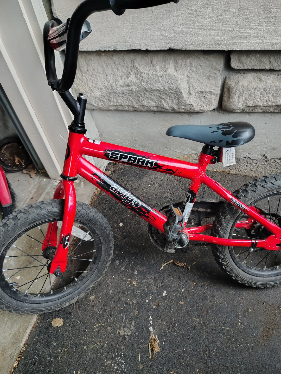 Red "Spark" Kids Bike