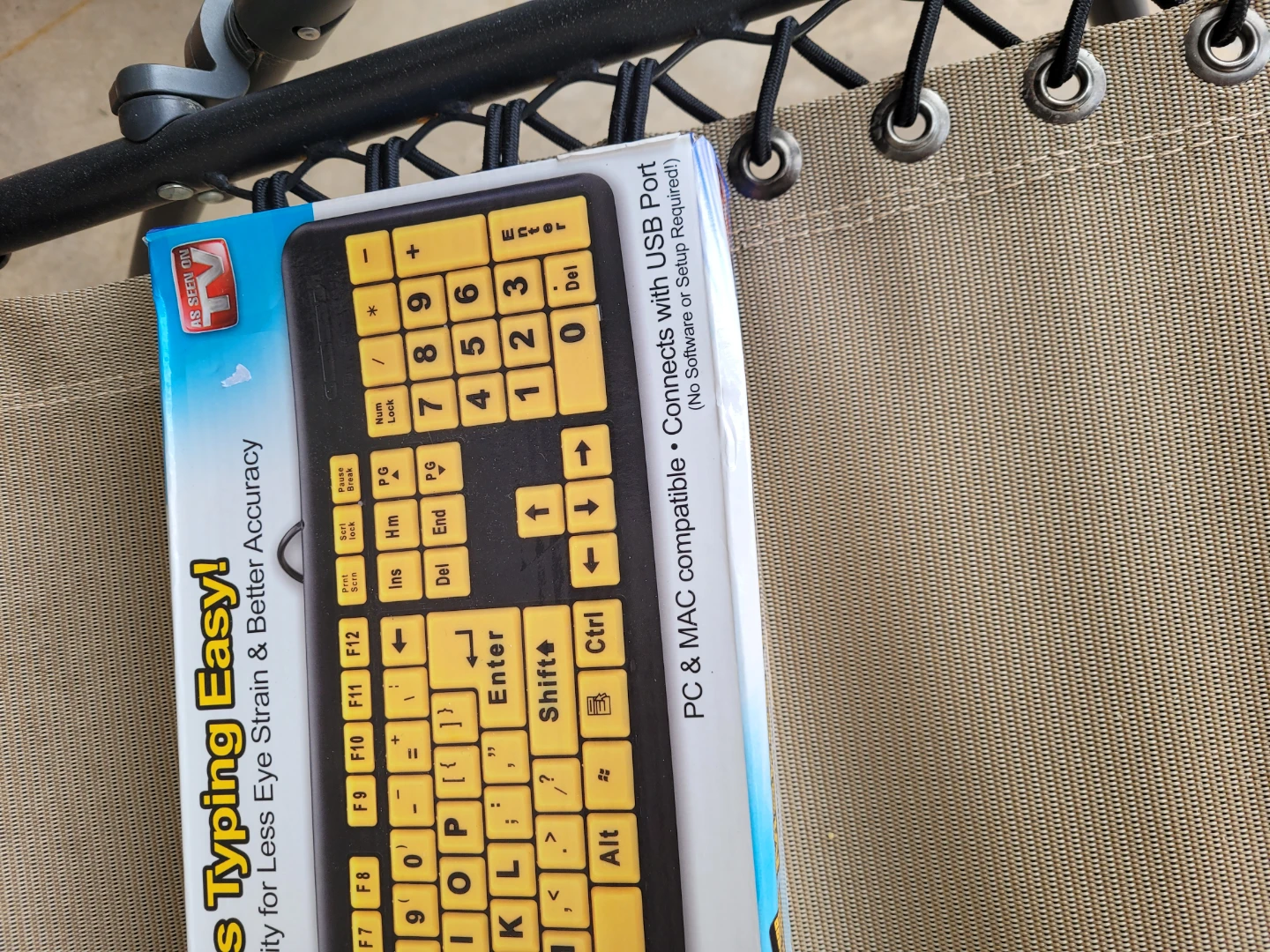 EZ EYES Large Print Keyboard - photo 3