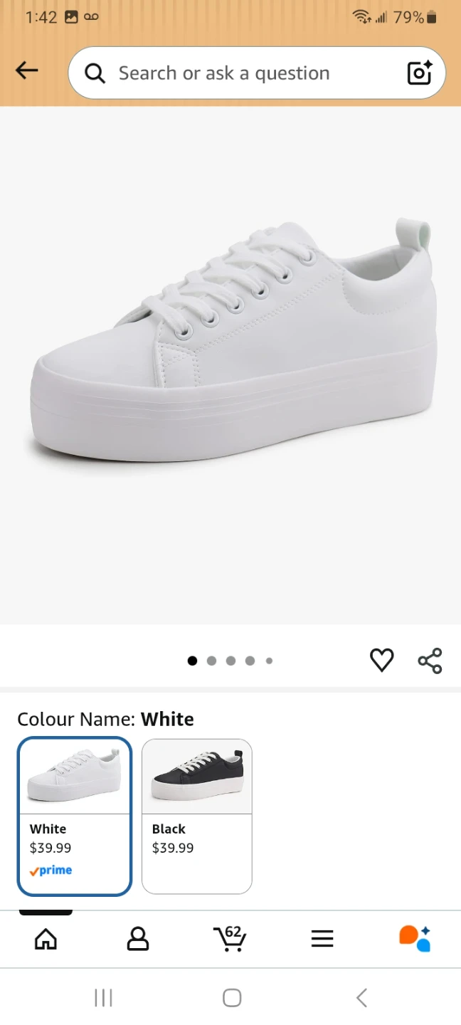 White Platform Sneakers