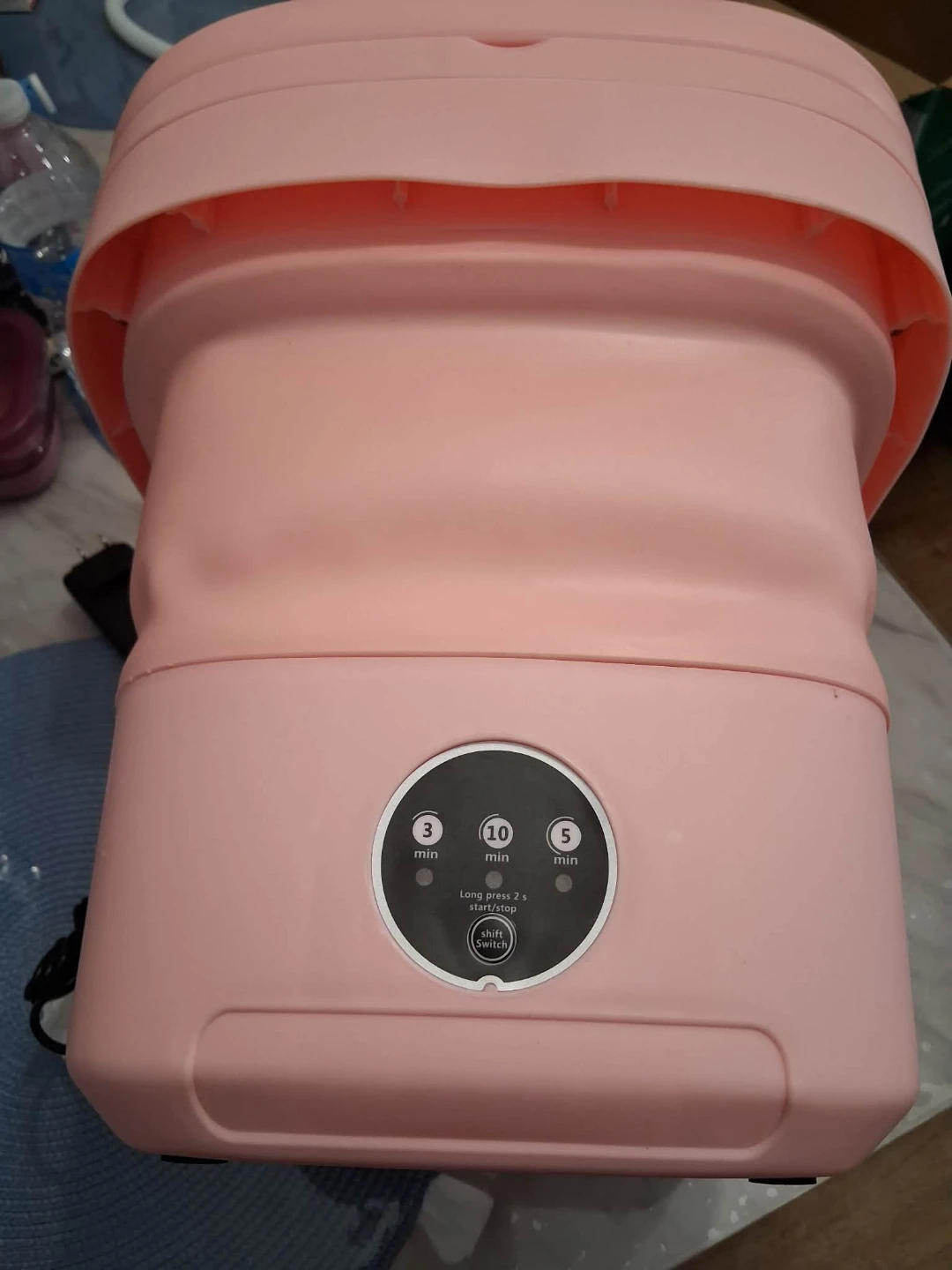 JANCLF Pink Portable Folding Washing Machine Mini - photo 3