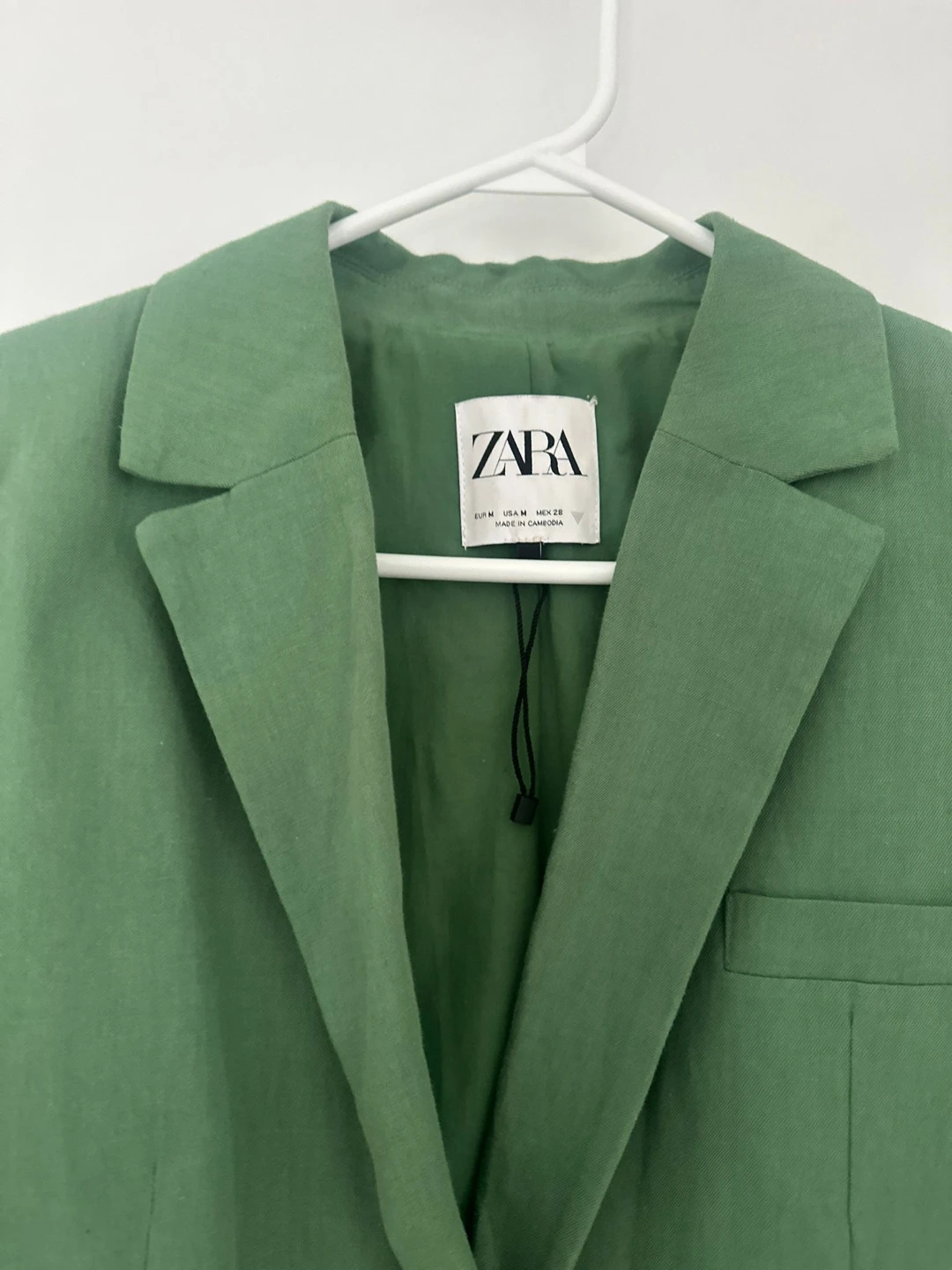 Green Zara Blazer - Size Medium - photo 4