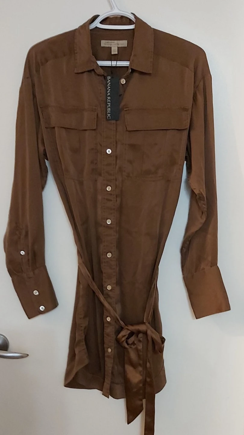 Banana Republic Heritage Collection Brown Shirt Dress