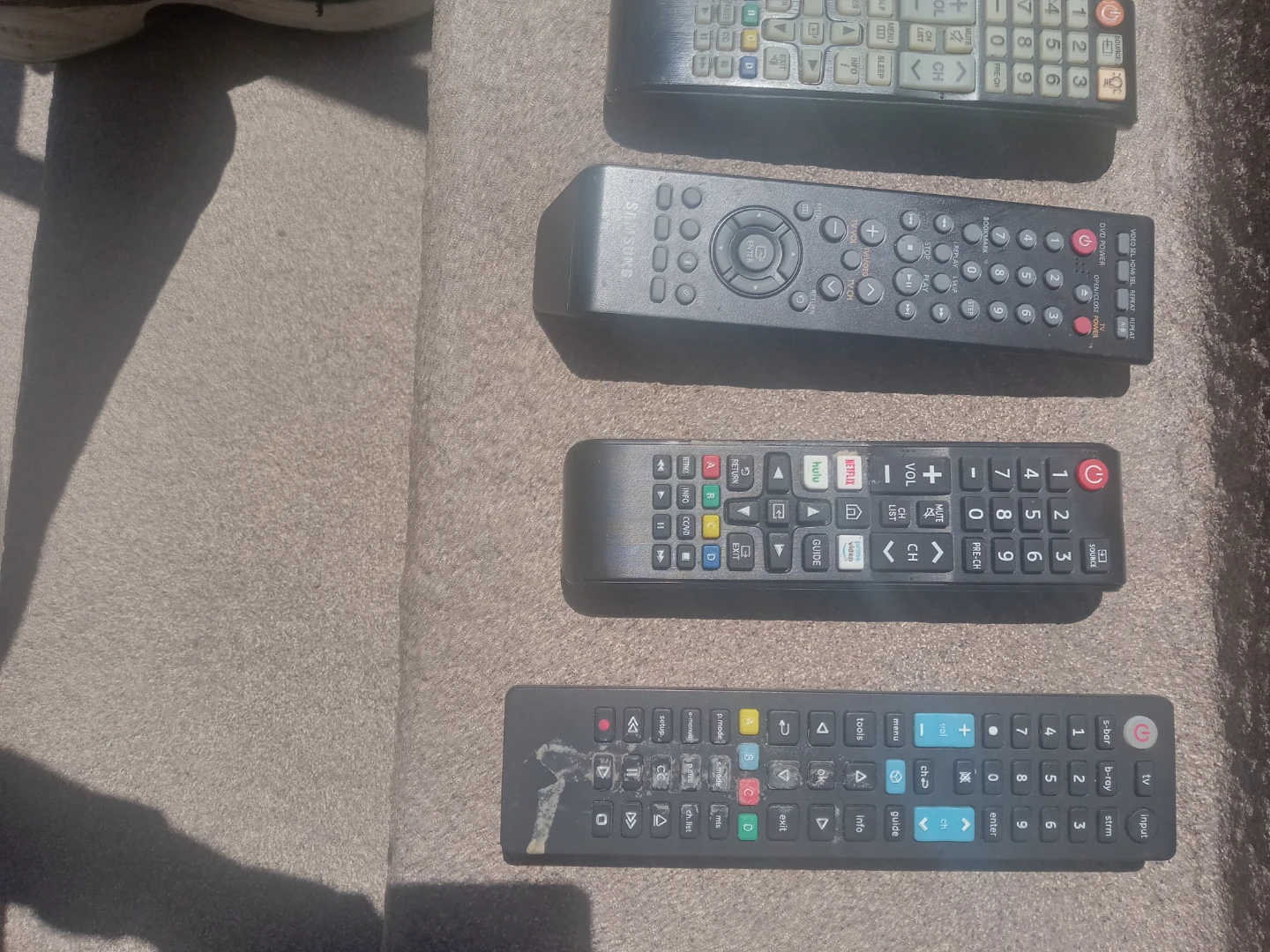 Samsung and other TV Remote Controls