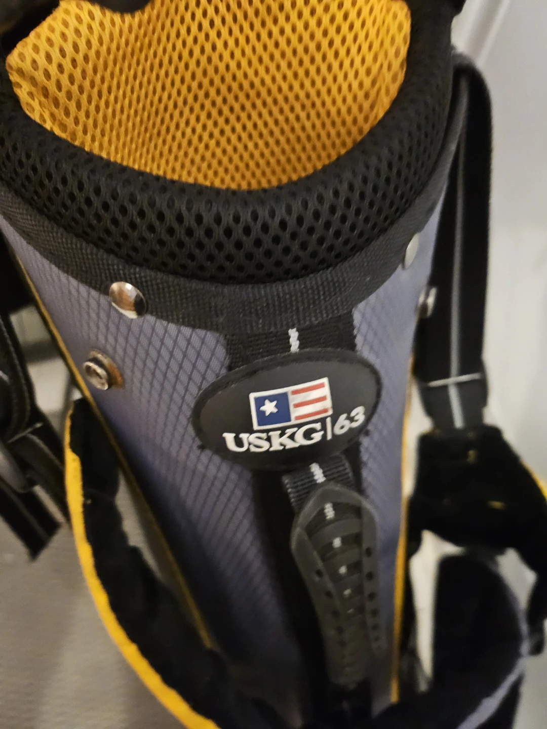 USKG63 Golf Bag - Grey and Yellow - photo 2