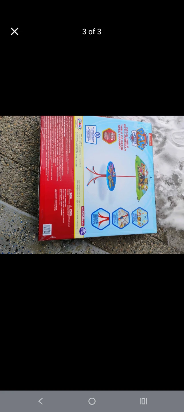 Paw Patrol Patio Table with Umbrella - photo 3