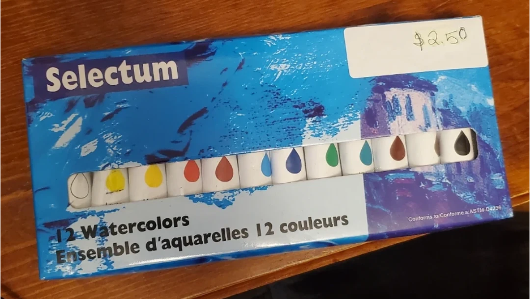 12 Selectum Oil Pastels & Watercolours & bonus - photo 2