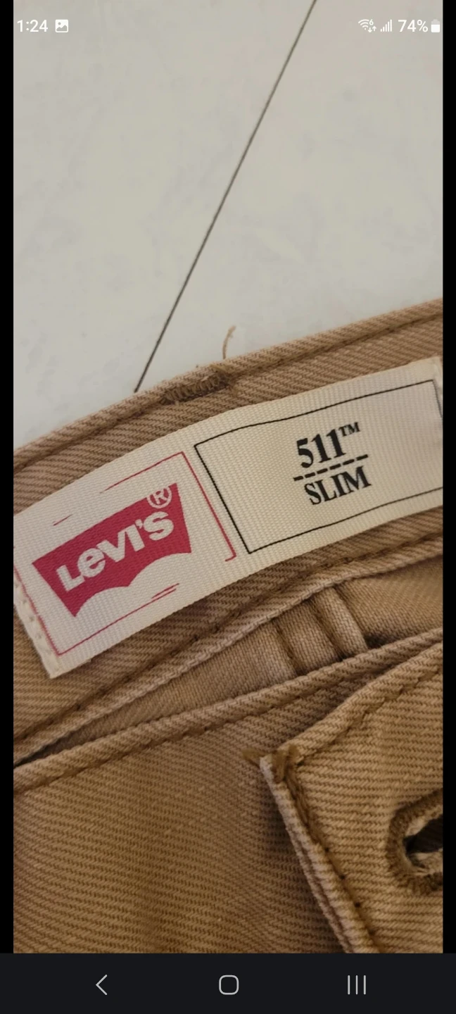 Levi's 511 Slim Fit Jeans Tan Size 29x29 - photo 2