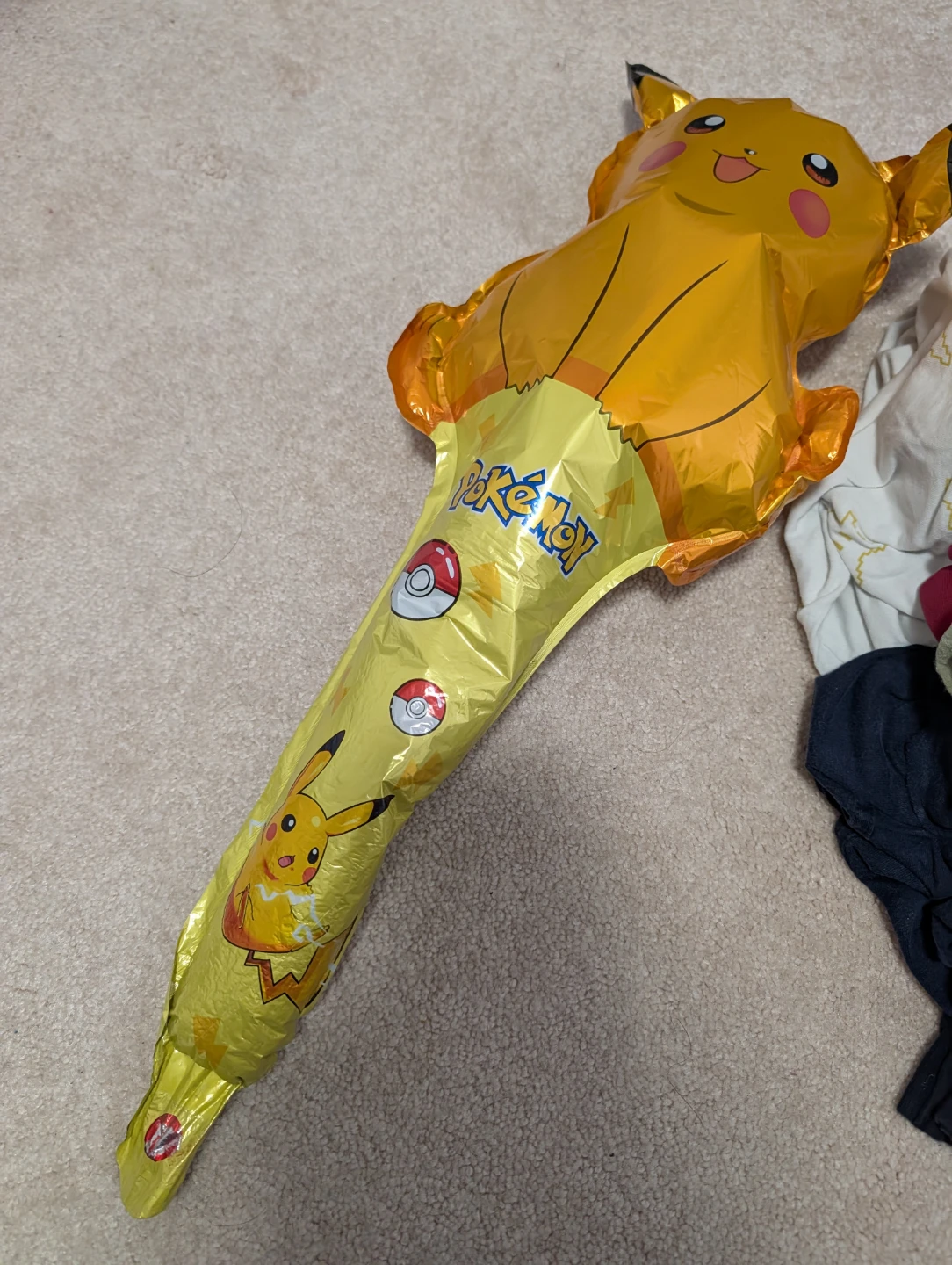 19" Pikachu "Wand" Foil Balloon – Months Old