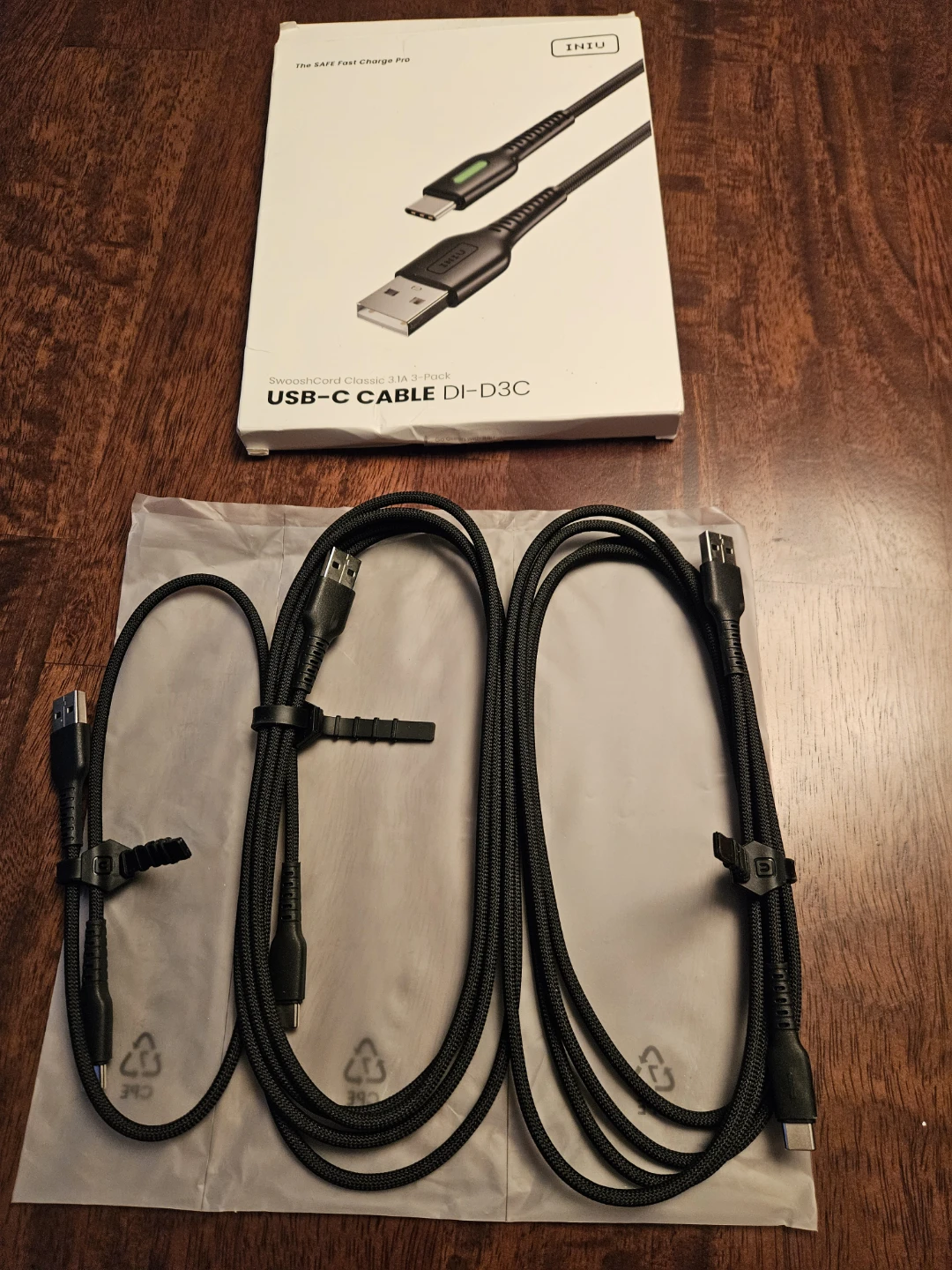 NEW 3-Pack Heavy Duty USB-C Cables - Tested & Working! - photo 3