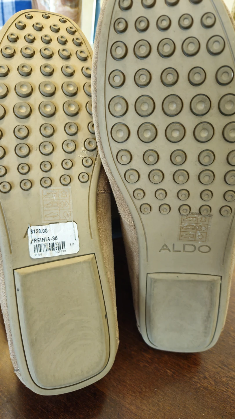 ALDO Women's Tan Suede Loafers Size 36 - photo 5