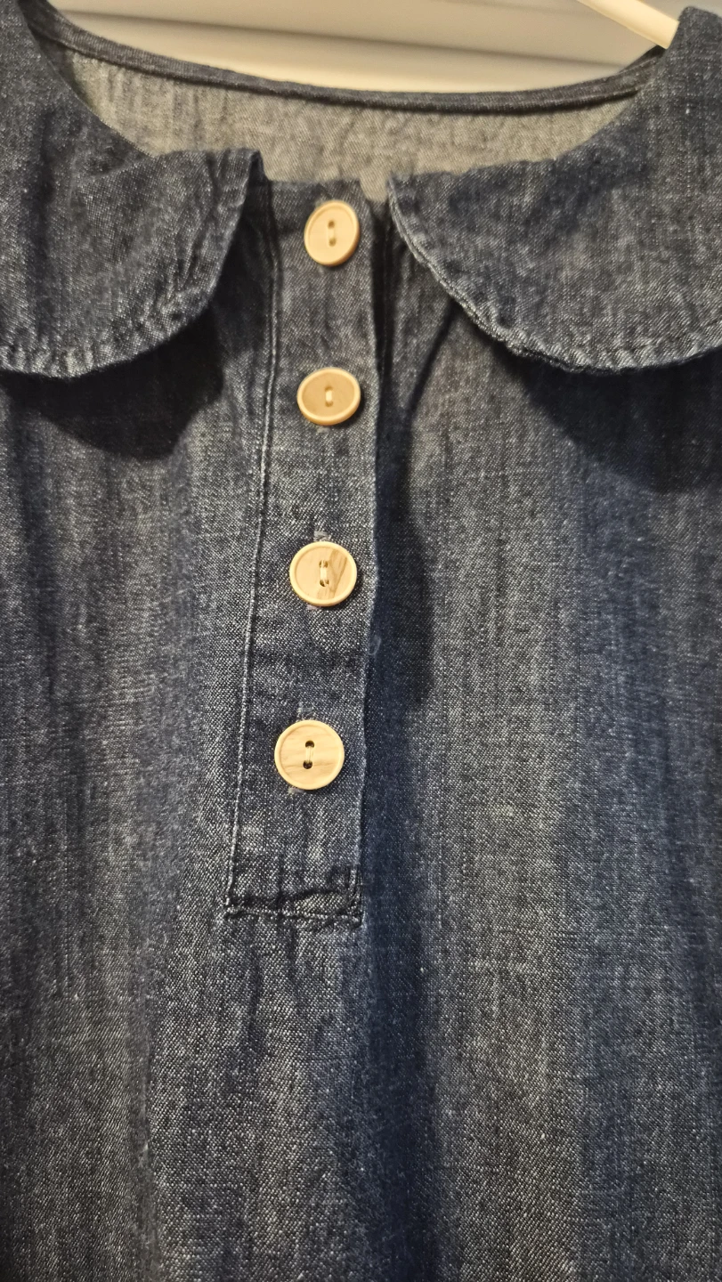Mini chambray dress - photo 3