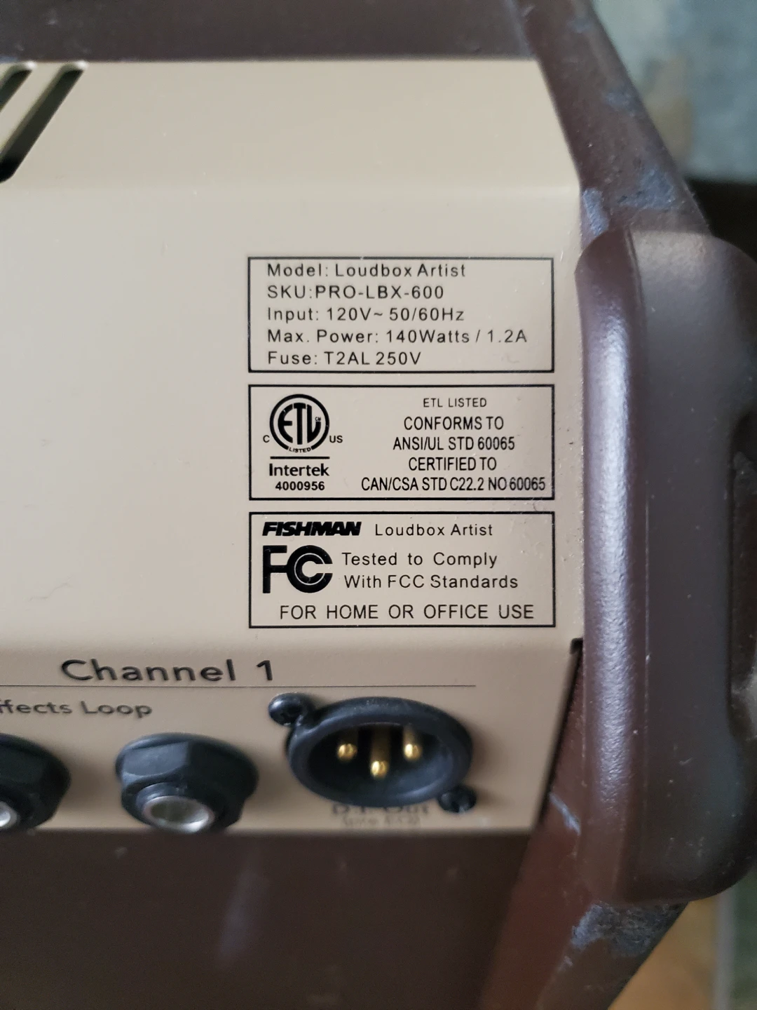 Fishman Loudbox Artist PRO-LBX-600 Amplifier - photo 4