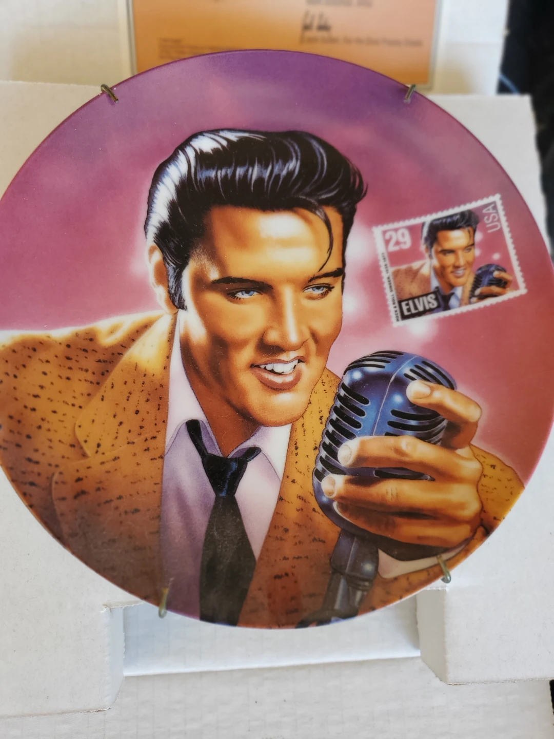 Delphi Elvis Presley "Mystery Train" Collector's Plate - photo 2