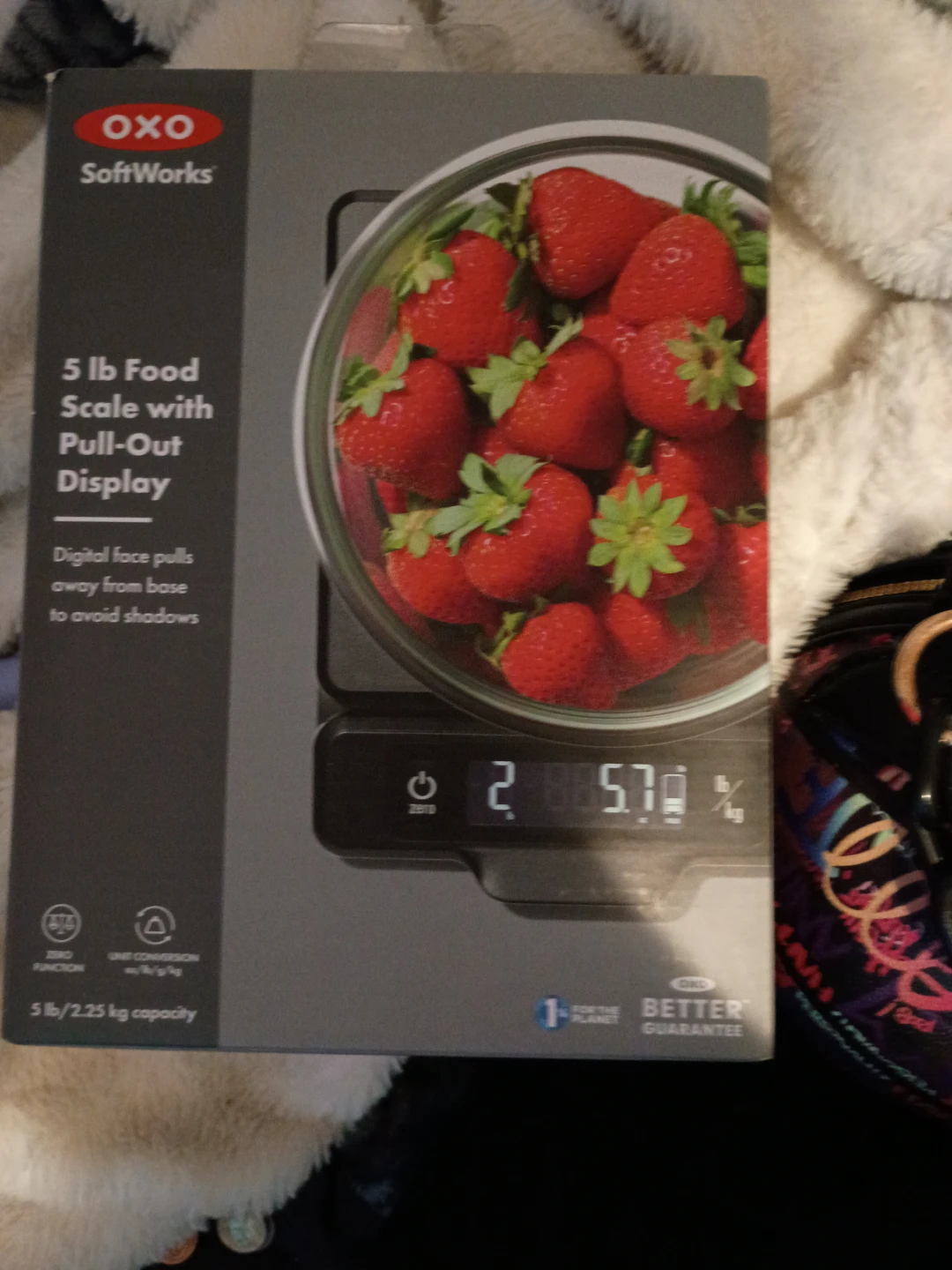 OXO SoftWorks 5 lb Food Scale with Pull-Out Display
