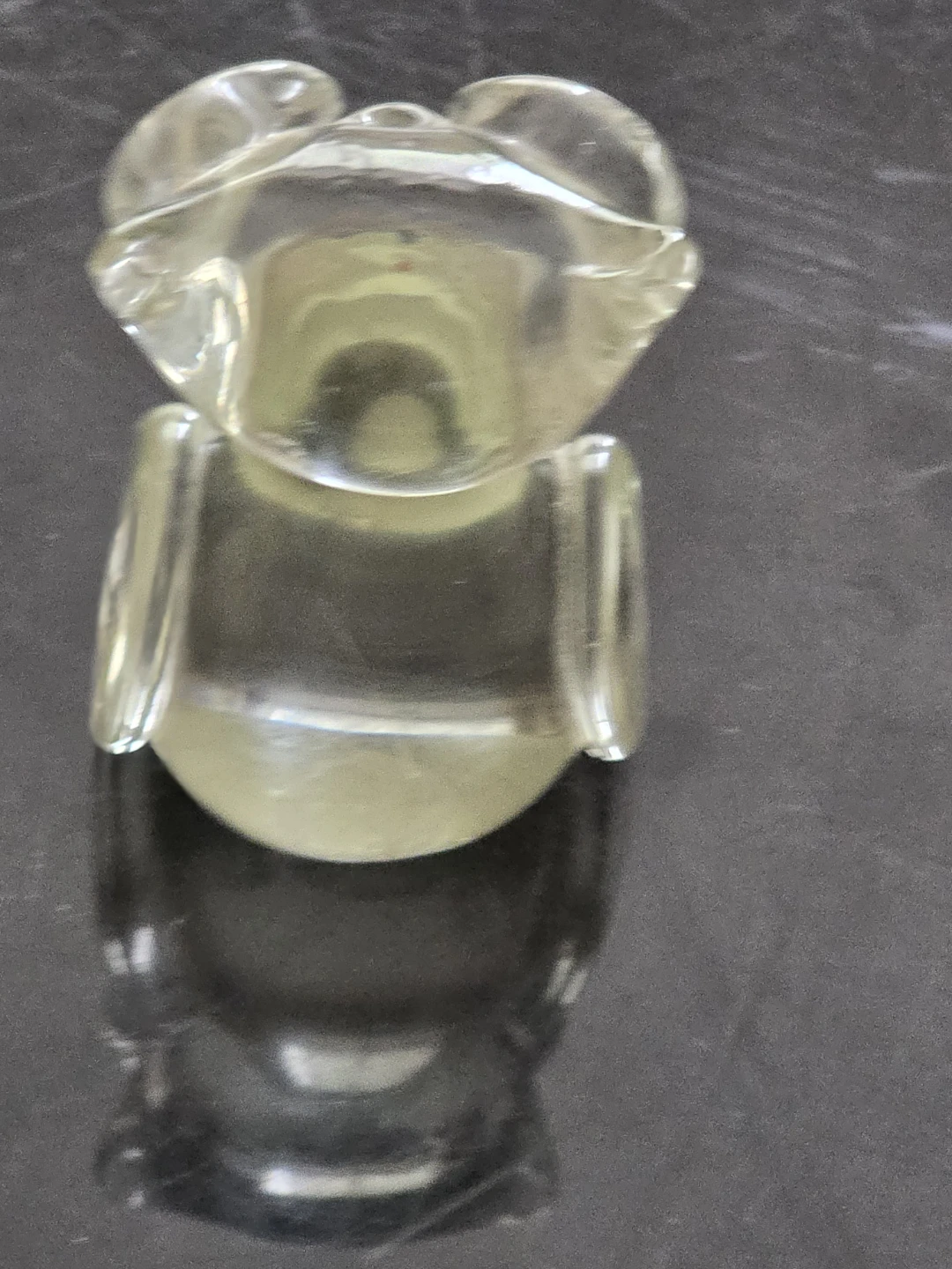 Vintage Clear Glass Owl Figurine - photo 3