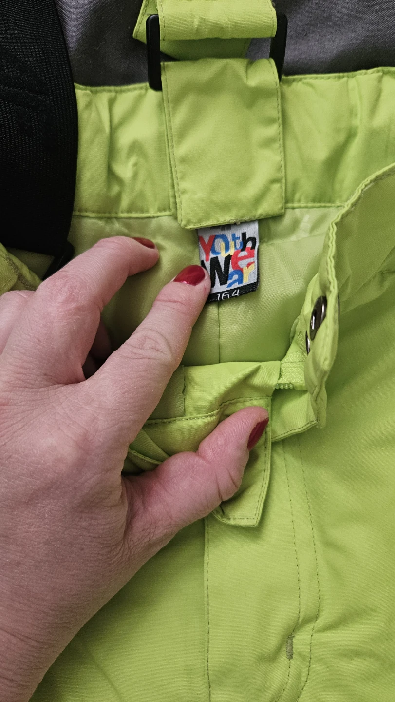 4F Ski Snow Pants - Blue & Lime Green (Size S/164) - photo 3
