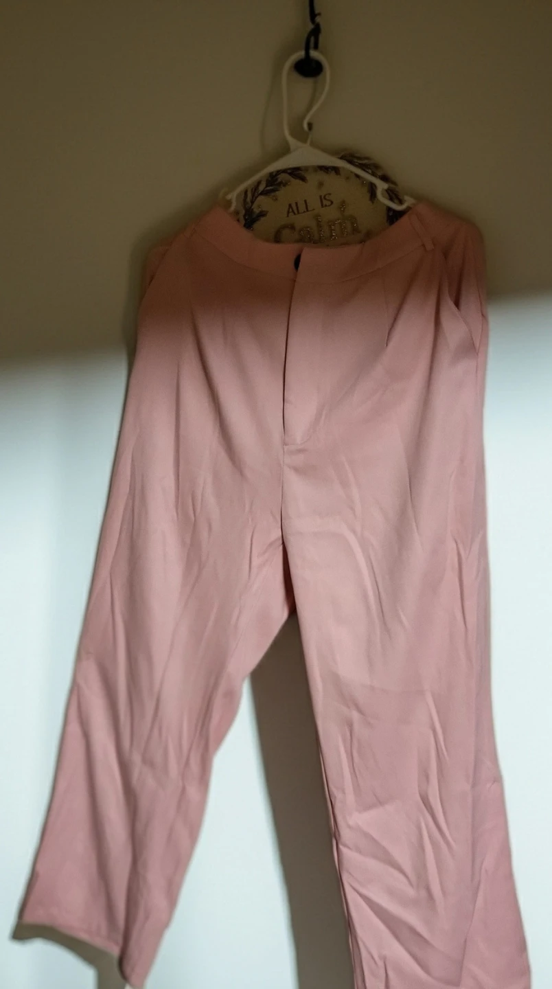 Pink Two-Piece Blazer and Pants Set - photo 3