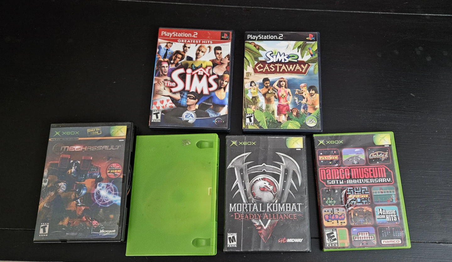 PlayStation 2 & Original Xbox Video Games Bundle