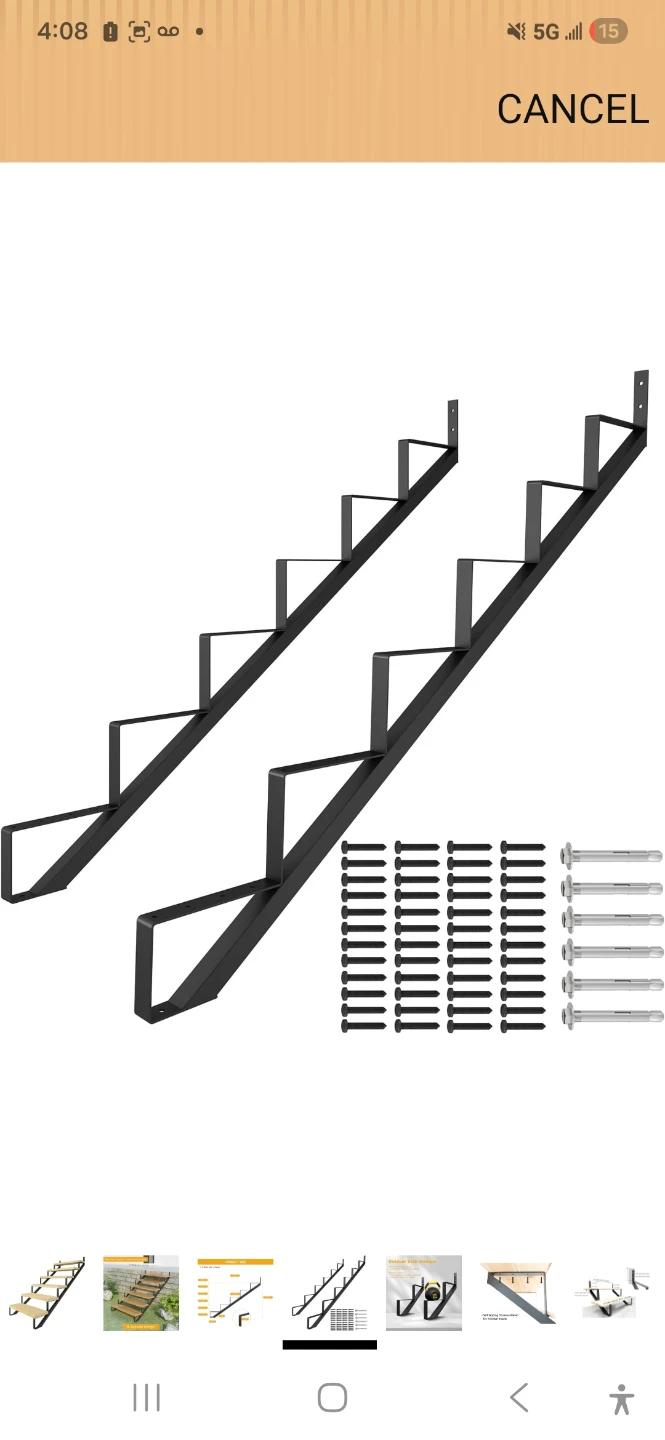6-Step Stair Stringer Set