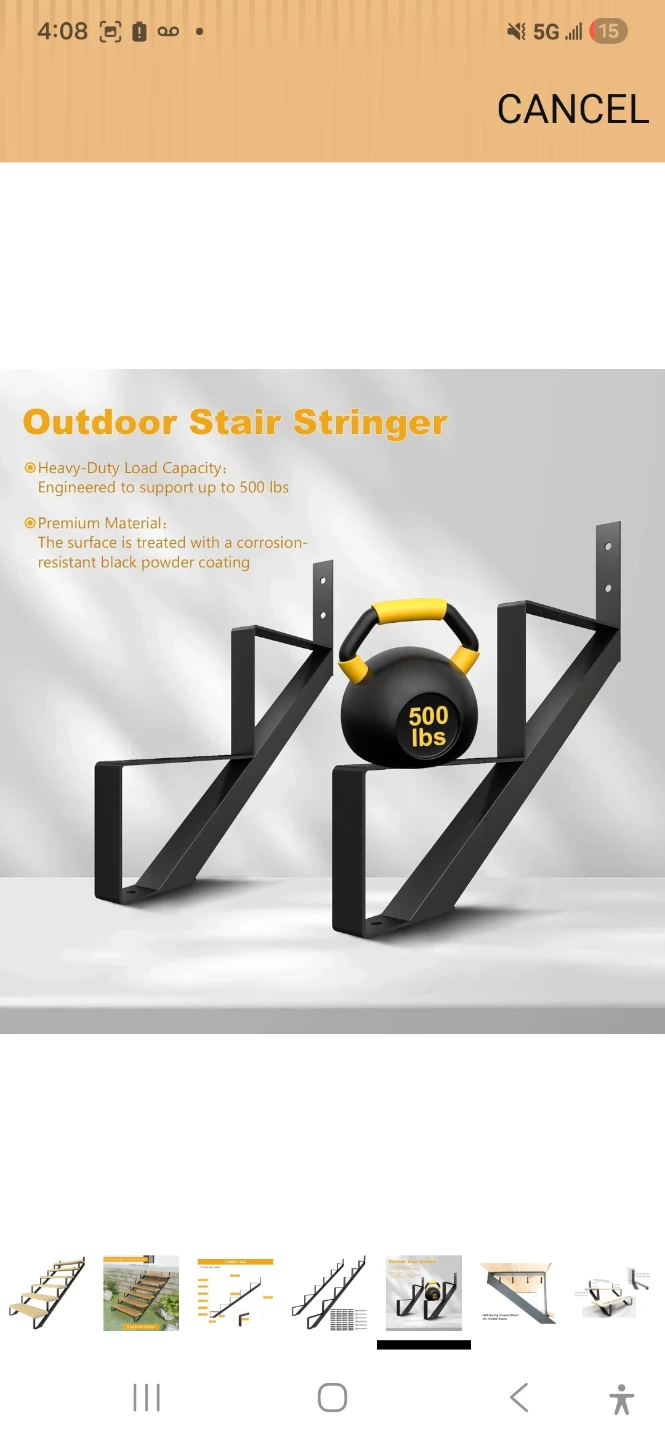 6-Step Stair Stringer Set - photo 2