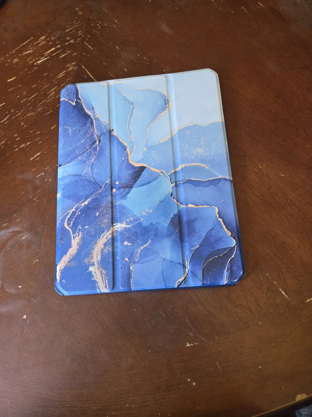 Blue Marble Pattern Tablet Case