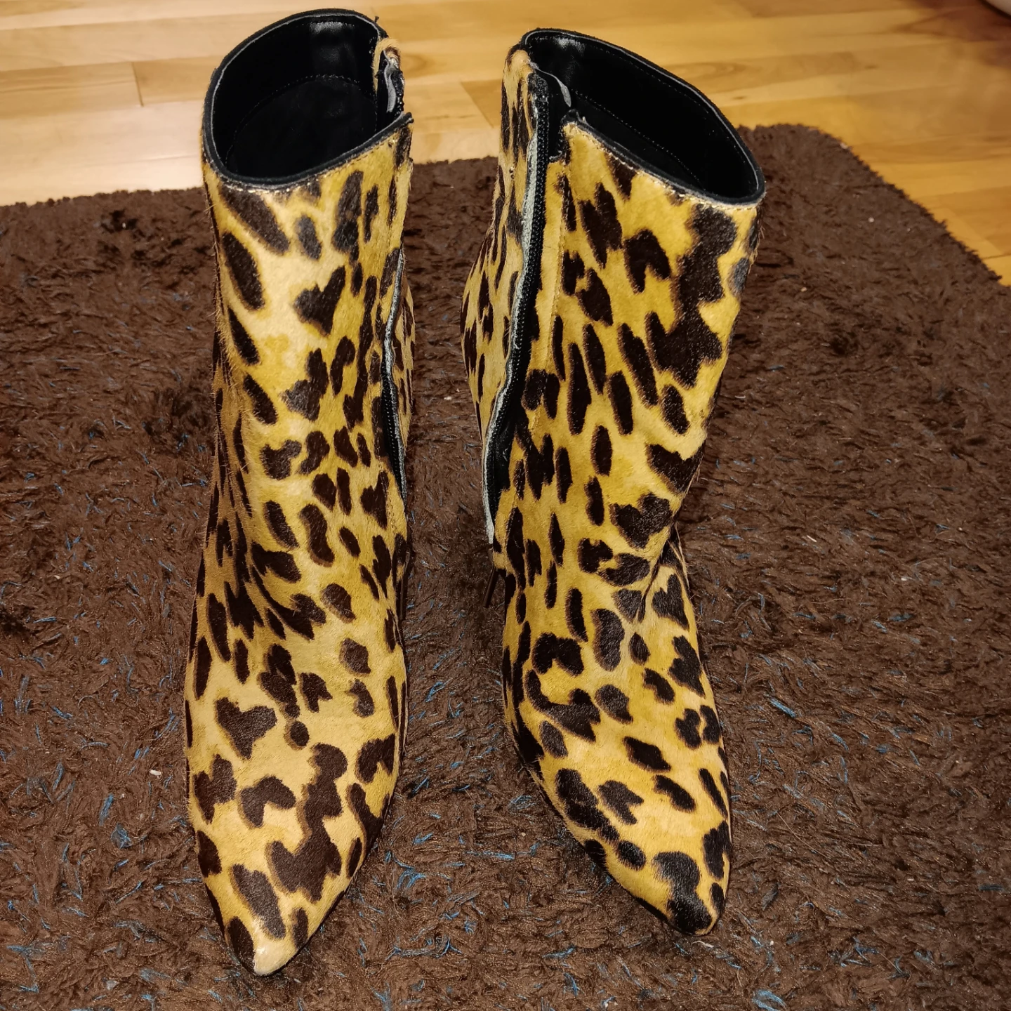 Sam Edelman Leopard Print Ankle Boots