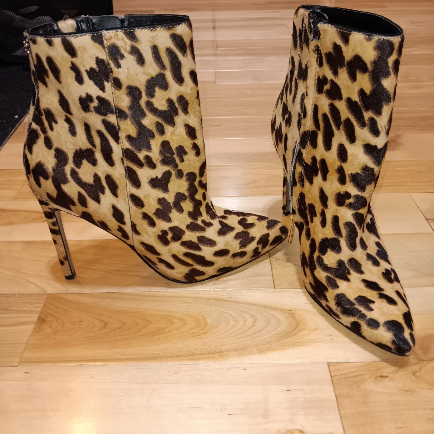 Sam Edelman Leopard Print Ankle Boots - photo 2