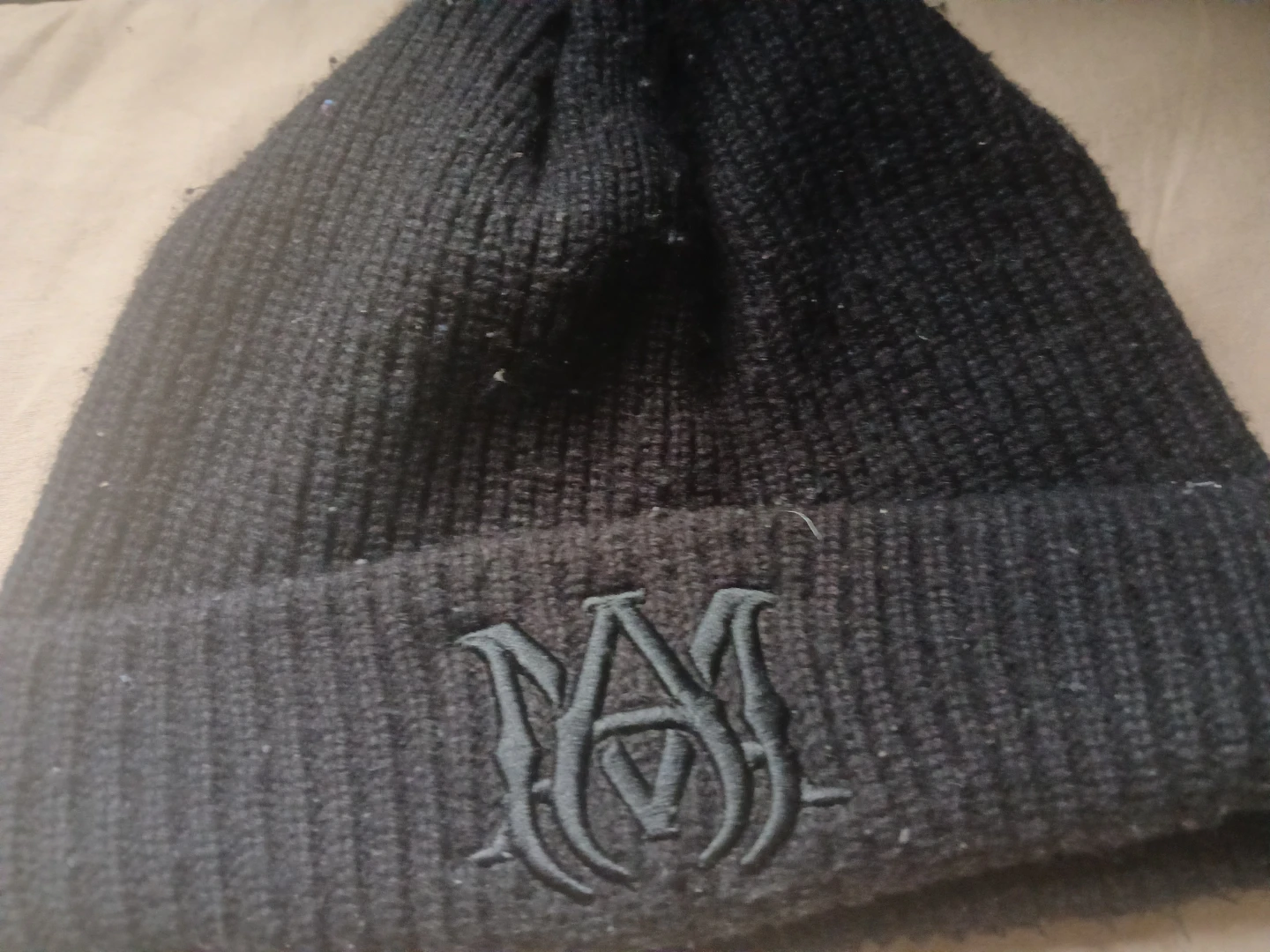 Amiri Black Knit Beanie